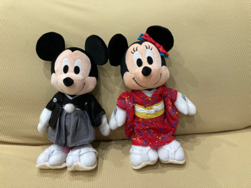 ミッキー ミニー着物ぬいぐるみ マツリ 新木曽川のおもちゃの中古あげます 譲ります ジモティーで不用品の処分