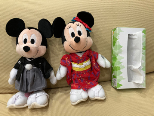 ミッキー ミニー着物ぬいぐるみ マツリ 新木曽川のおもちゃの中古あげます 譲ります ジモティーで不用品の処分