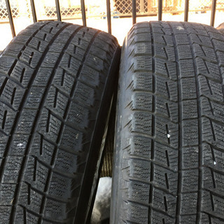売却済み。215/60R17 山有 215 60 17 PCD 114.3 5穴 オフセット +45 タイヤ アルミ ホイール セット ブリザック レボ１　ブリヂストン 国産 BLIZZAK REVO1 スタッドレス エクストレイル に使用