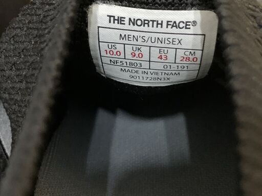 ザ・ノース・フェイス Ultra Low 3 28cm 黒 ウルトラロー 3 スポーツシューズ トレーニングシューズ THE NORTH FACE 南12条店