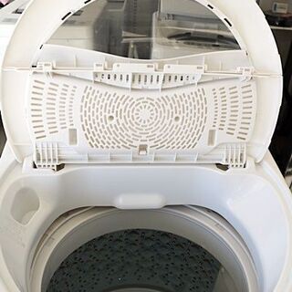 引取限定　東芝　全自動洗濯機　5.0kg　AW-5G6　2018年製　洗濯容量:5.0kg　標準水量:48L　標準使用水量:99L　ホワイト　幅 563mm ×奥行 580mm ×高さ 957mm　TOSHIBA