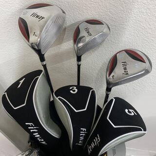 〈ゴルフバック〉 テーラーメイド　Taylormade  〈ゴルフクラブ〉 フィットウェイFitway     11本セット　ゴルフクラブセット