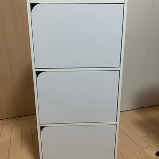 【無料】3段ボックス　IKEA