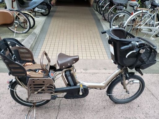 子供乗せ　3人　ブリヂストン　電動アシスト自転車 チャイルドシート付き 子供乗せ3人ブリヂストン電動アシスト自転車 チャイルドシート付き