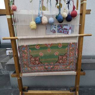 ペルシャ絨毯　織り機　（タブリーズ　ウール）