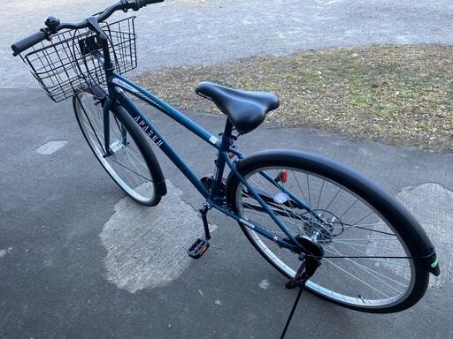 シティサイクル 27インチ マルイシ APACHE 外装6段変速 ブルー