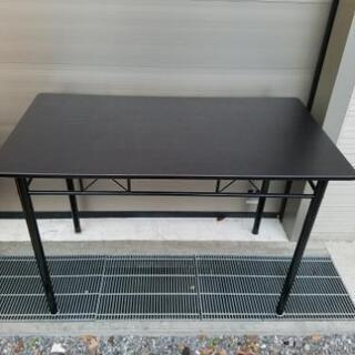 ダイニングテーブル　黒　幅110×奥行60×高さ75cm