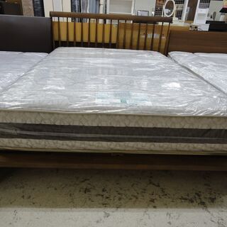 ニトリ　ダブルベッド　フランスベッド ダブルベッド フランスベッド×ニトリフレーム