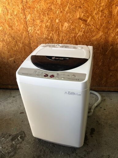 F0503　シャープ　洗濯機　5.5㎏　2010年
