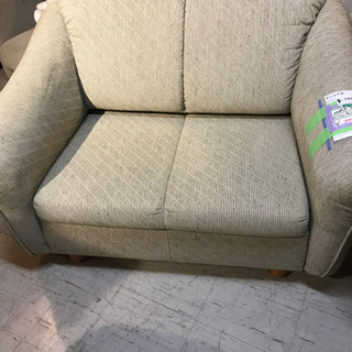 JF01393  ２人がけソファベッド　ベージュ　HUKLA 特価
