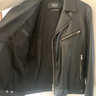 REPLAYの革ジャンで極美品です！値下げしますm(._.)m