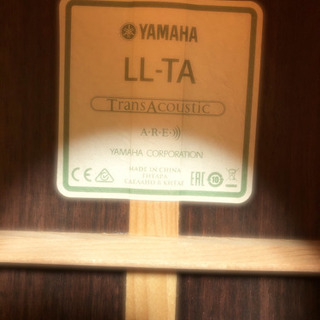 【新品】YAMAHA LL TAトランスアコースティックギター