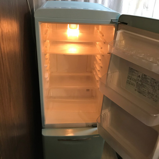 【希少】ナショナル冷蔵庫will fridge ターコイズブルー