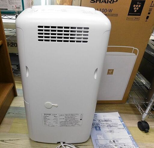 衣類乾燥機CM-L100-W SHARP 冷風 衣類乾燥機 除湿器 - 衣類乾燥機