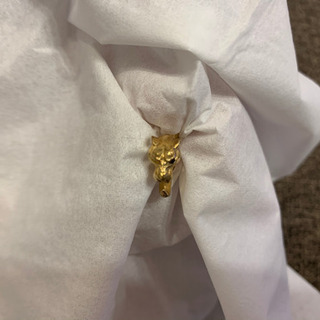 パンサー　　豹　ピアス　　K18コーティング　特注品 パンサー 豹 ピアス K18コーティング 特注品