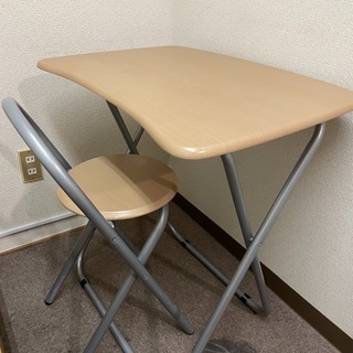 【ネット決済・配送可】机（パソコンデスク）＆椅子