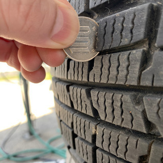 155/65/13 軽自動車 ダンロップスチールホイル付スタットレス中古