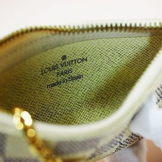 【苫小牧バナナ】質屋鑑定☆良品 ヴィトン ダミエアズール ポシェットクレ N62659 ケース 小銭入り 外観極美品/内観使用感あり♪ 苫小牧バナナ】質屋鑑定☆良品 ヴィトン ダミエアズール ポシェット