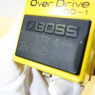 苫小牧バナナ】動作品 BOSS OD-1 over drive 銀ネジ オーバードライブ