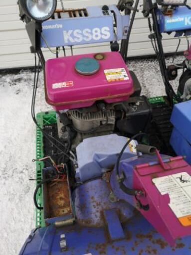 受け渡し決定】コマツ 除雪機 ジャンク 2台セット 部品取りに ヤマハ