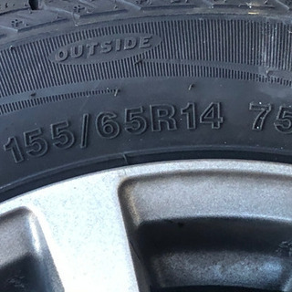 売切れ！2019年製 バリ山！155/65R14  グリンランダー(GRENLANDER) Winter GL868 スタッドレスタイヤ ホイール付き4本セット  