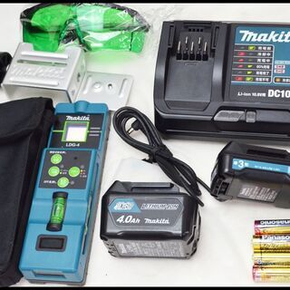 中古 マキタ SK506GD 10.8V 4.0Ah 自動追尾グリーンレーザー墨出し器 