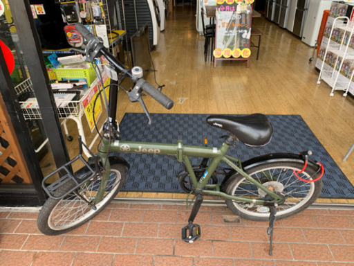 JEEP JE-206G 折り畳み自転車 オリーブ 新品未使用 2023年モデル Jeep