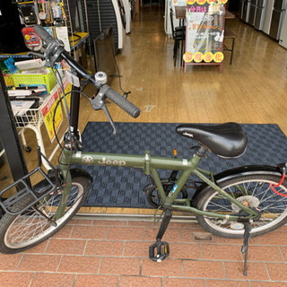 折りたたみ自転車 【手渡し値下げ可】jeep JE-206G ほぼ新品 