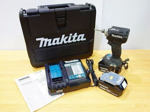 【苫小牧バナナ】良品 マキタ TD171DRGXB 18V 6.0Ah インパクトドライバ バッテリー2個 標準セット ブラック 電動工具♪