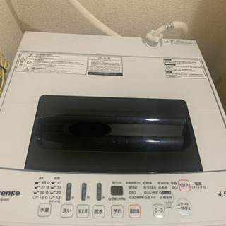 ハイセンス　洗濯機  4.5kg