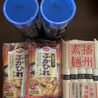 味海苔＆そうめん＆ふかひれスープ