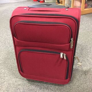 【値下げ】●鍵付き スーツケース ソフトキャリーケース キャリーバッグ