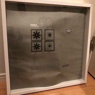 IKEA 額縁 白 50cmx50cm