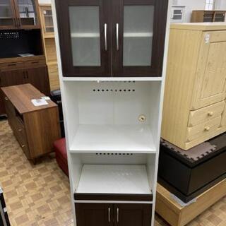 レンジボード 食器棚 キッチン収納 コンセント2口 幅60💳自社...