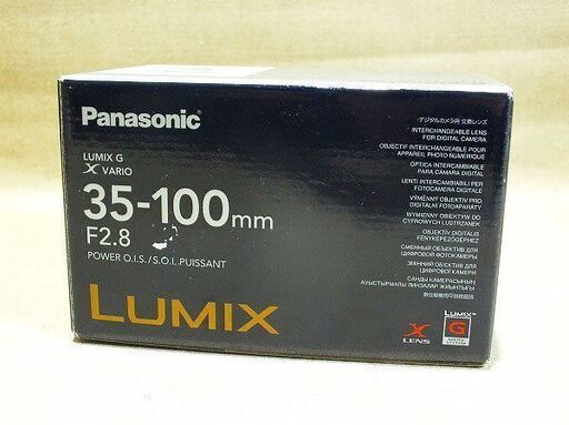 【苫小牧バナナ】新品同様 パナソニック/Panasonic 大口径 望遠ズームレンズ LUMIX G X VARIO 35-100mm/F2.8/POWER O.I.S. H-HS35100♪