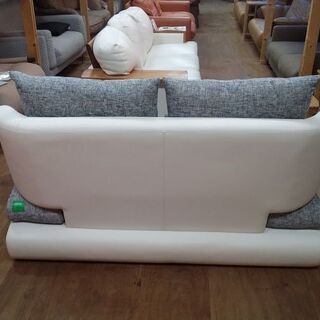【店舗同時販売中】　ＡＲＭＯＮＩＡ　アルモニア　べラカーバ　３人掛けソファー　レギュラーサイズ　白＆グレー　【店頭ご来店購入限定】