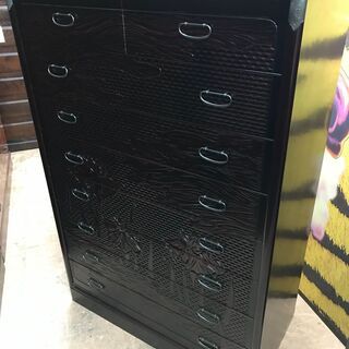 鎌倉彫 8段整理箪笥