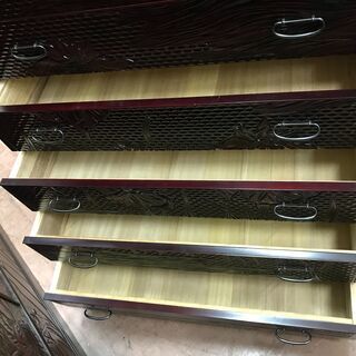 鎌倉彫 8段整理箪笥