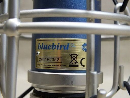 【苫小牧バナナ】動作品 Blue Bluebird SL ブルーバード コンデンサーマイク ショックマウント付き 現品特価 ケーブルBELDEN/NEUTRIK♪