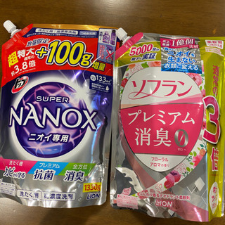 洗濯洗剤 柔軟剤 NANOX ソフラン