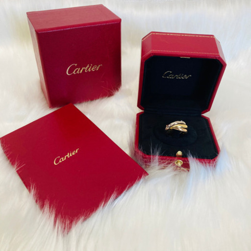 【正規品・美品】Cartier 指輪 3連リング カルティエ トリニティ