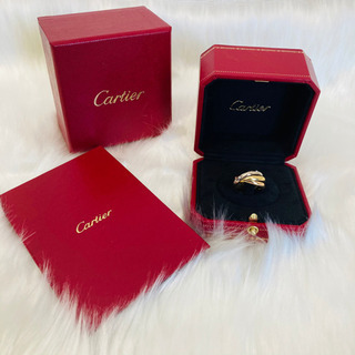【ネット決済・配送可】【正規品・美品】Cartier 指輪 3連...