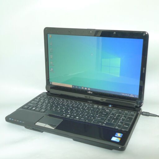 送料無料 1台限定 ノートPC 中古良品 15.6型 富士通 AH530/3B Core i3 4GB 640GB DVDRW 無線 カメラ Win10 テンキー windows10 LibreOffice