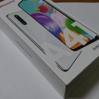 値下げ][未使用品、開封済み] DOCOMO Galaxy A41 SC-41Aセット SIM