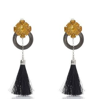 アクセサリー 美品 TOGA フリンジイヤリング