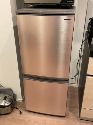 SHARP 2ドア冷蔵庫　2019年購入　SJ-D14E-N