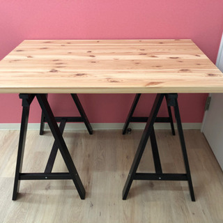 値下!  木製テーブル 店舗用 作業台 IKEA