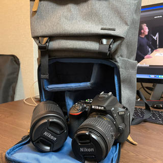 Nikon D5600 レンズ、バッグ付き