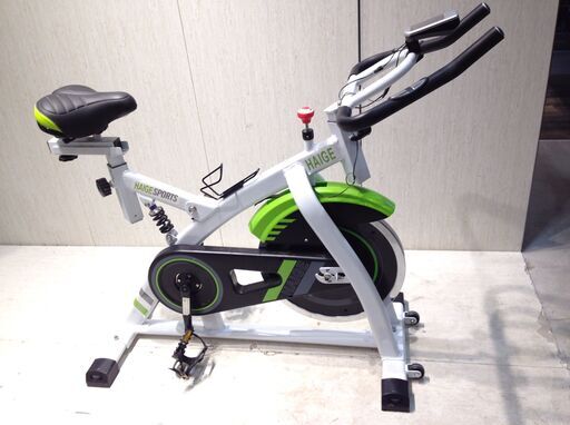 ★2801★HAIGE　フィットネスバイク　スピンバイク　HAIGE SPORTS　健康器具　エクササイズ　ダイエット　トレーニング