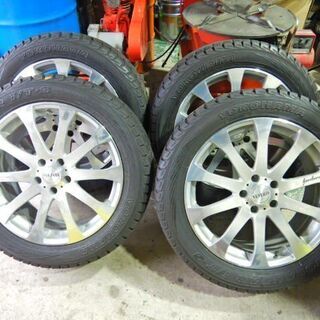 CX-5 CX-3 デリカD5等 アルミ4本 225/55R19...